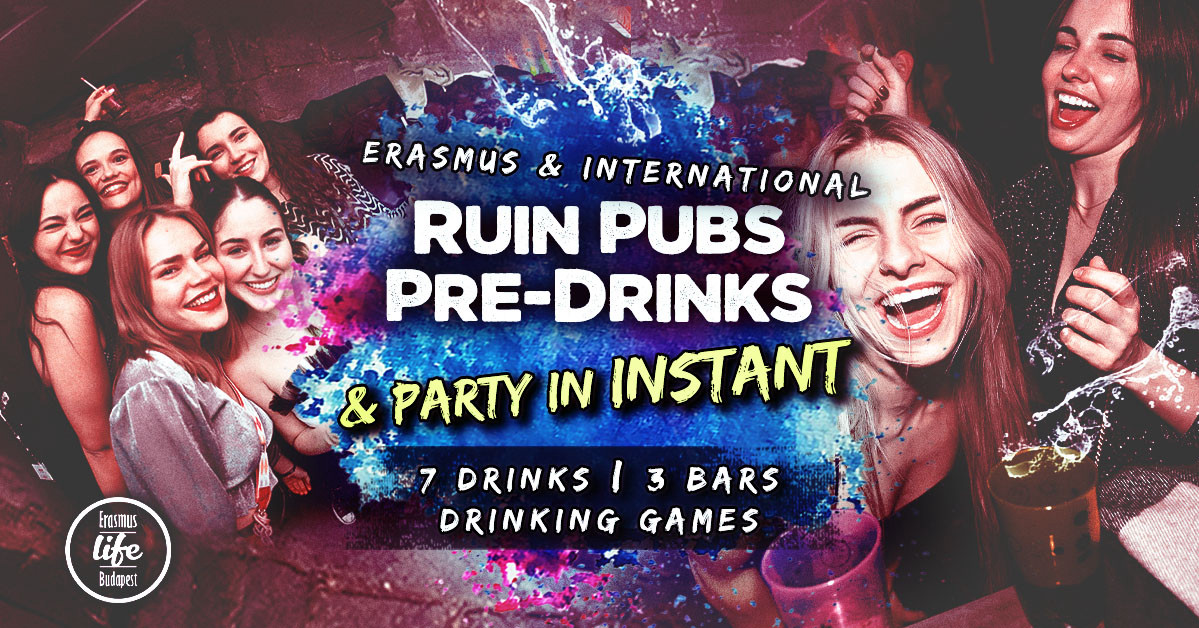 Ruin Pubs Pre-Drinks and Party in Instant